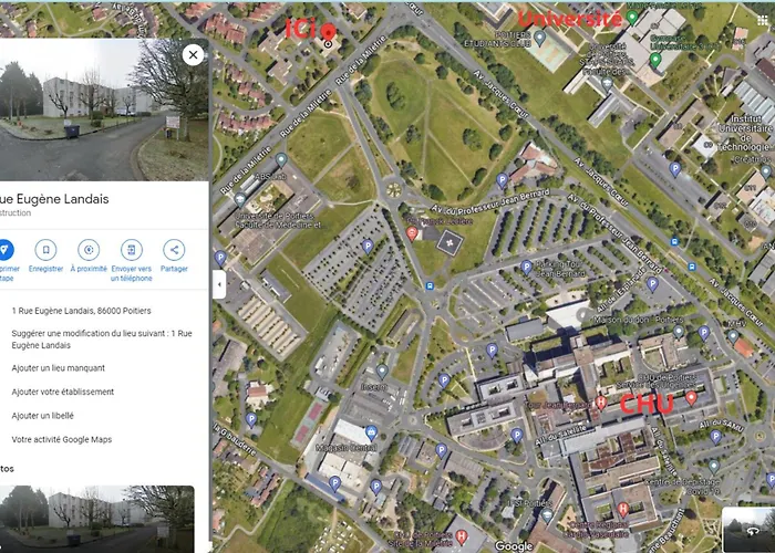 Grand Appartement 3 Chambres Chez L'Habitant En Face Du Chu Et De L'Universite De Poitiers - Acces Rapide Futuroscope En 15 Min