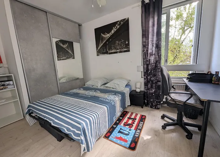 Grand Appartement 3 Chambres Chez L'Habitant En Face Du Chu Et De L'Universite De Poitiers - Acces Rapide Futuroscope En 15 Min Poitiers